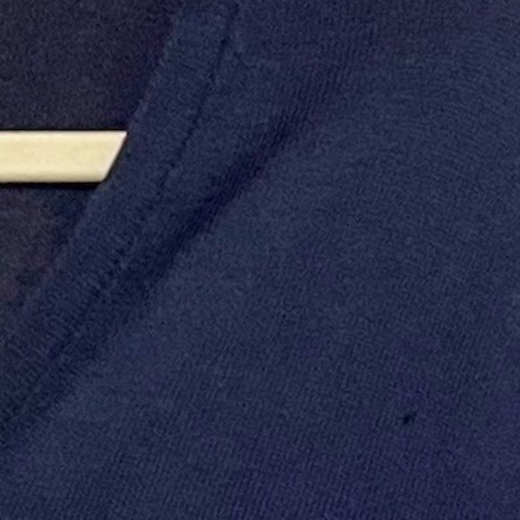 Men's Geiger VINTAGE Navy Wool V Neck Sweater - Picture 10 of 10